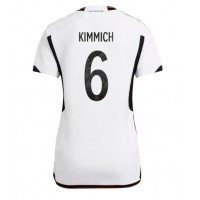 Camisa de Futebol Alemanha Joshua Kimmich #6 Equipamento Principal Mulheres Mundo 2022 Manga Curta